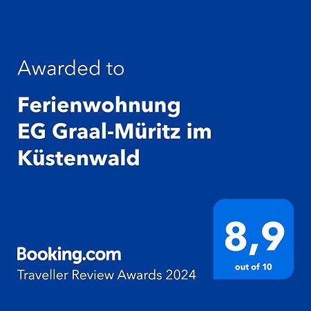 Ferienwohnung Eg Graal-Mueritz Im Kuestenwald Εξωτερικό φωτογραφία